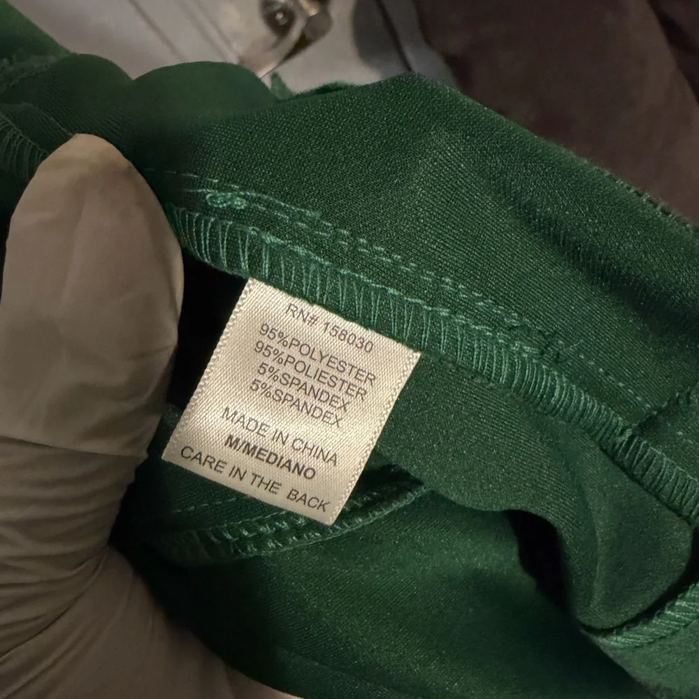 Green Suede Women's Jacket - Picture 5 of 6